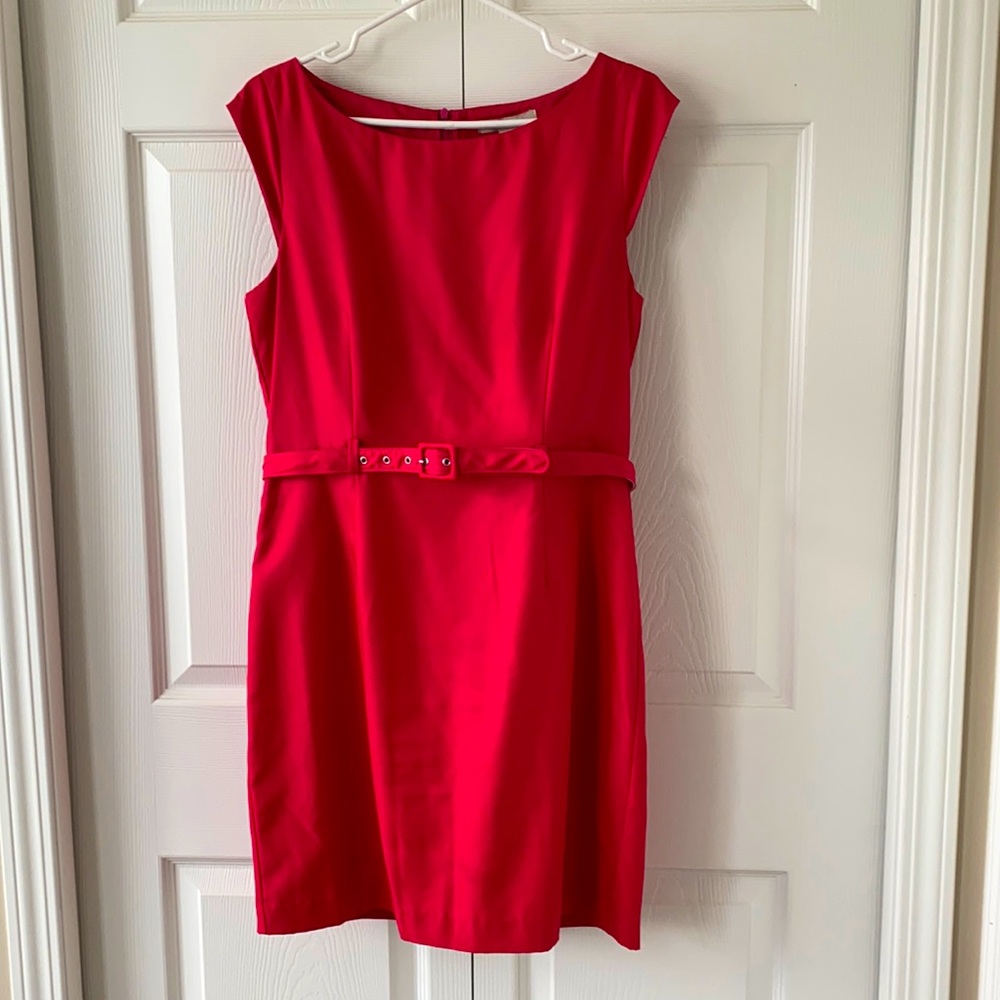 Banana Republic Pink Belted Dress